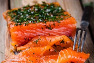 Salmon gravlax recipe