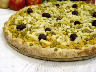 Vegetarian pizza recipe