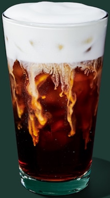 Salted caramel cream cold brew
